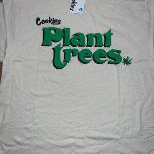 Kids White and Green Graphic T-Shirt